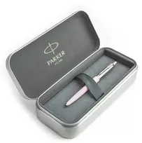 Parker Jotter Originals Rožinė Tušinuko dovanų rinkinys metalinėje dėžutėje