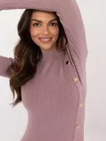 Wool Fashion Italia Suknelė-AT-SK-2345-2,34-šviesiai violetinė