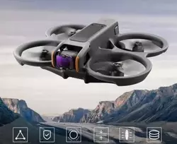 Kf filtrų rinkinys 3in1 poliarizuojantis Pl Pilkas Nd Nd8 Nd16 skirtas DJI Avata 2 K&f /sku.2253