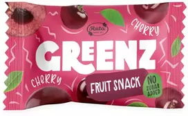 Rūta Vaisių užkandžiai su vyšniomis „Greenz cherry“, 1kg