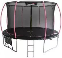 Batutas Lean Sport Max, 366 cm, juodas/rožinis, 12 pėdų