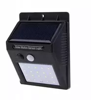 LED šviestuvas su saulės baterija ir judesio davikliu, 20 LED