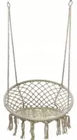 Sėdimas hamakas-sūpynės Boho, 82 cm, ecru