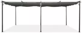 Pavėsinė Pergola SPRINT 3x6, Anthracite/Pilkas