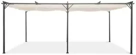 Pavėsinė Pergola SPRINT 3x6, Anthracite/Baltas