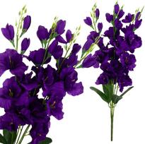 Dirbtinių kardelių puokštė, 5 vnt., violetinė