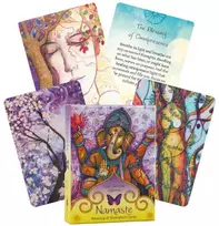 Blue Angel Namaste: Blessing and Divination kortos