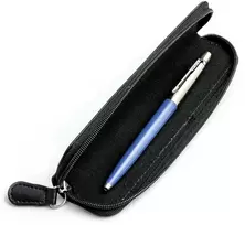 Parker Jotter Mėlyna dovanų rinkinys juodame dėkle