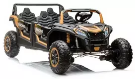 Elektromobilis Buggy A033 4x4 24V, auksinis