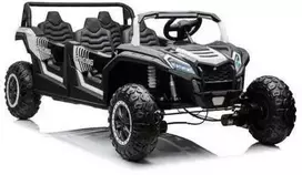Elektromobilis Buggy A033 4x4 24V, baltas
