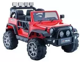 Elektromobilis vaikams Jeep HP012, raudonas