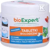 Bioexpert BIOLOGINĖS TABLETĖS. 12 vnt. Į Septikus ir priešgaisrinę apsaugą
