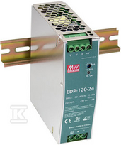Mean Well MAITINIMO TAIKYMAS DIN bėgeliui 120W 12V 10A