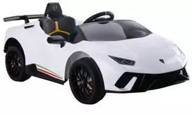 Elektromobilis vaikams Lamborghini Huracan, baltas