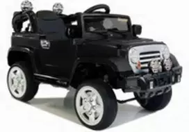 Elektromobilis vaikams Jeep JJ245, juodas