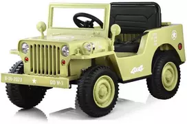 Elektromobilis vaikams Willys su pultu, smėlio spalvos
