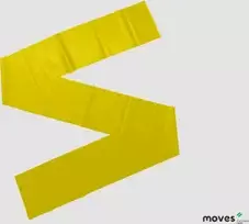 Neplyštanti elastinė juosta MOVES band 1,5 m (Spalva: Geltona)