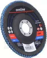 Onnline LAMELINIS DISKAS PLIENAS/INOX 125X22 GR.60