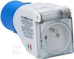 KAMEROS ADAPTERIO KIŠTUKAS 16/3+1XGN.OPAL LENTELĖ