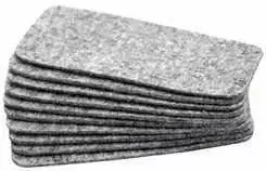 Magnetinio laikiklio servetėlės pakeitimui,iš veltinio,daugkartinės, 10vnt AS114 2×3
