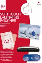 Laminavimo vokeliai,„Soft-Touch“ A3 (303x426mm) 80mic/100 lapų