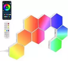 Led Šviestuvas Šešiakampis 8vnt