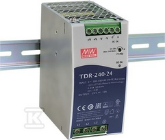 Mean Well TDR-240-24 MAITINIMO ŠALIMAS 3-FAZIUI DIN bėgeliui