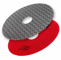 Ø100MM T-REX SENDI deimantiniai plytelių šlifavimo ir poliravimo padukai diskai #50 #100 #200 #400, Grūdėtumas: 50
