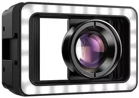 100 mm telefono makro objektyvas APEXEL APL-HB100FL23, su LED