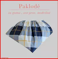 Paklodė su guma - 180x200+20cm.