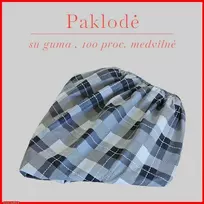 Paklodė su guma - 200x200+20cm.