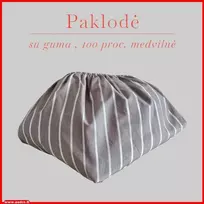 Paklodė su guma - 200x200+20cm.