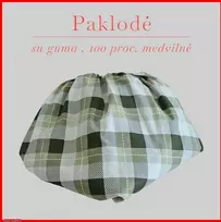 Paklodė su guma - 100x200+30cm.
