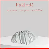 Paklodė su guma - 160x200+30cm.