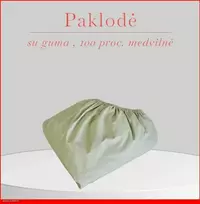 Paklodė su guma - 200x200+20cm.