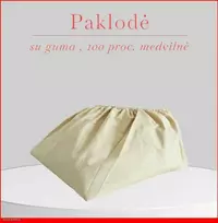 Paklodė su guma - 100x200+30cm.