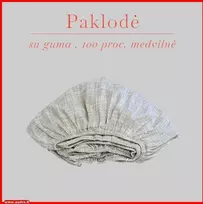 Paklodė su guma - 100x200+20cm.