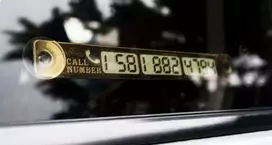 Telefono numerio lentelė automobiliui, 1 vnt.