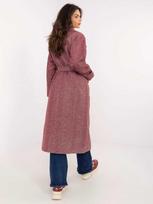 Lakerta Paltas moterims LK-PL-509835.19 bordo spalvos