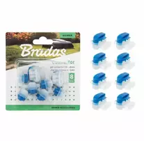 Vejos roboto kontūro laidų jungtys Bradas, 3,4mm, 8 vnt.