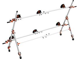 Didelio formato plokščių transportavimo vežimėlis YATO | 1600 × 3600 mm | 150 kg | 6 siurbtukai (YT-37090)