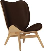 Umage Fotelis Conversation Piece Hope odos su ąžuolinėmis kojomis rudos spalvos 106 cm
