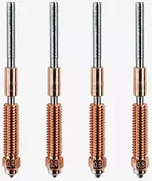 Antgalių rinkinys "Unicorn" 2x0.4mm 1x0.6mm 1x0.8mm su šilumos pertvara, skirtas K1C, ENDER-3V3, K1MAX (su atnaujintu hotend) CREALITY