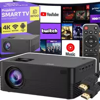 RTO Projektorius rzutnik smart tv wifi full hd 4k 900lm lcd led bluetooth android - er1159-1