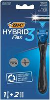 Bic System Hybrid Flex 3 Skustuvas Pakuotėje 1 vnt.