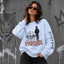 Unisex pastelinis džemperis "Aš priekyje"