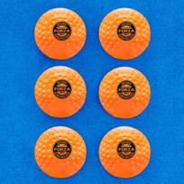 Ritulinės ledo ritulio kamuoliukai (5*) Forza, oranžiniai - 6 vnt.