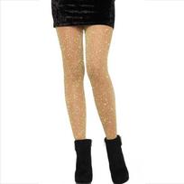 Leg Avenue Europe Lurex pėdkelnės auksinės