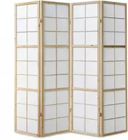 Homestyle4U Kambario pertvara, 176x2,2x175 cm, ruda