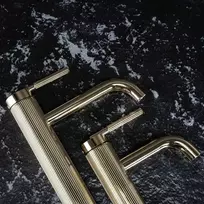 "Rea Argon Gold Bright Gold" aukštas praustuvo maišytuvas
